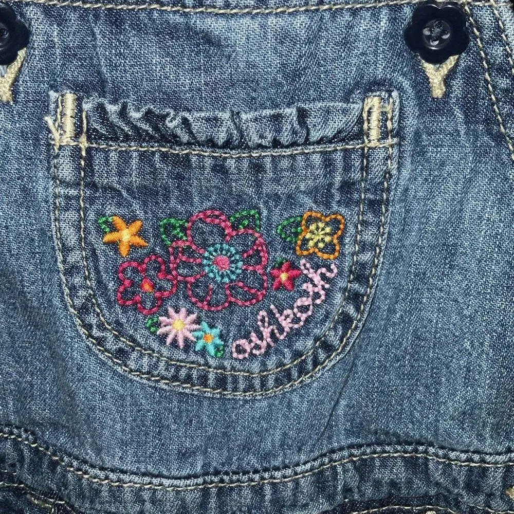 Oshkosh B’gosh vtg Vestbak Baby Overall Shorts 18 months